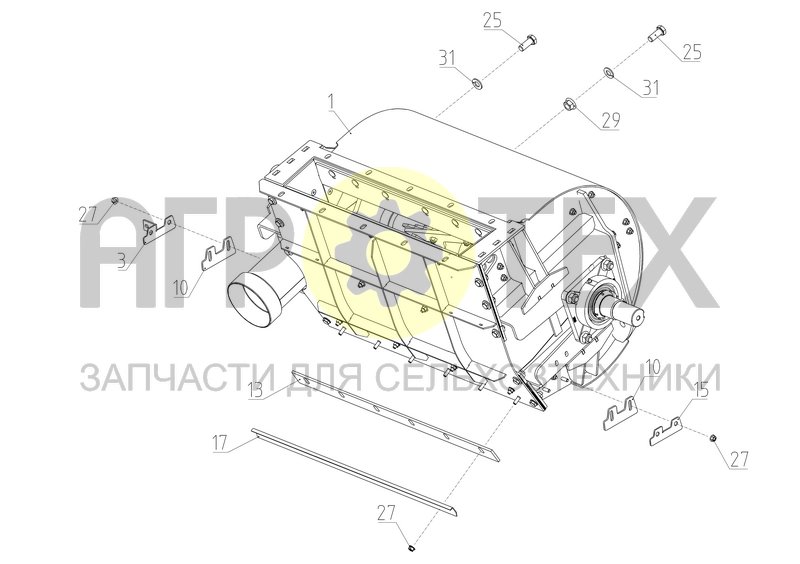 Чертеж Установка ускорителя (1300.11.02.000)